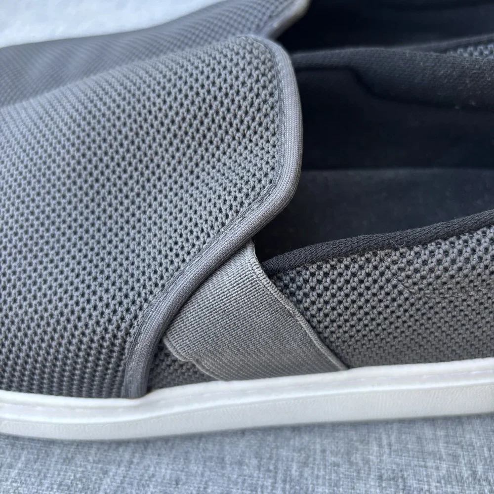 Eileen Fisher Shoes Women 9.5 Pep Slip On Platform Sneaker Graphite Grey Casual‎